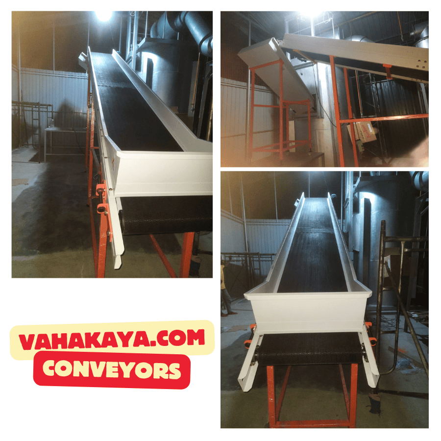 Innclined conveyor system for hospital